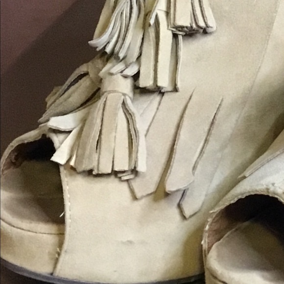 Jeffrey Campbell suede wedges size 9.5 - Picture 8 of 8